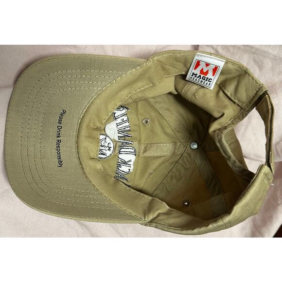 Tan Old No 7 Jack Daniel Whiskey Promotional Baseball Hat/Cap - Picture 4 of 4